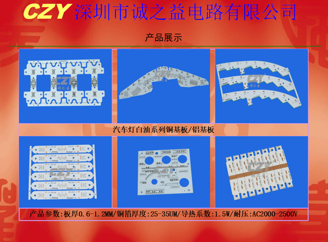 鋁基板導熱系數(shù)有那些